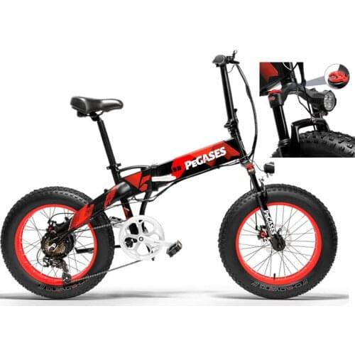 Electric Bike PEGASES A3 48V 1000W 14.5AH samsung Lithium Battery Spokes wheel Fat Tire Ebike 7 Speeds Foldable