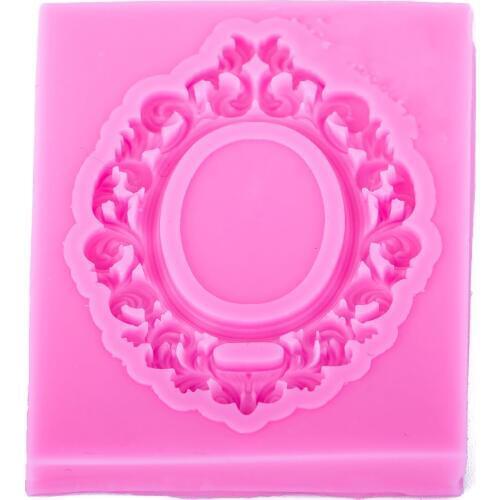 Photo frame shape 3D Silicone Fondant Cake Mould pastry baking cupcake Craft Relief Chocolate confectionery Kitchen Decorating D
