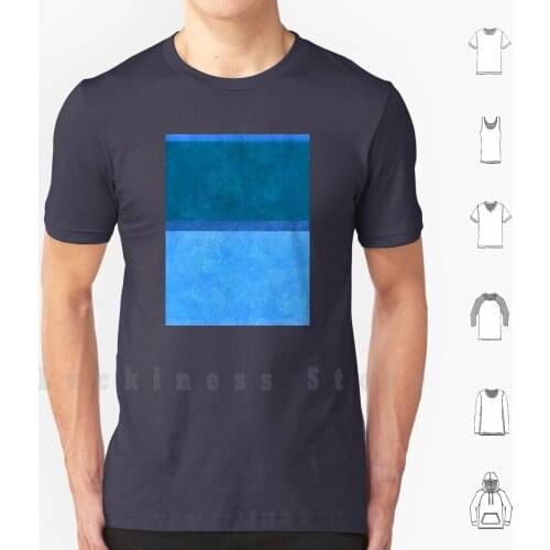 Imagining Rothko In The Spring #1 T Shirt DIY Cotton Big Size S-6xl Rothko Filters Color Field Aqua Peaceful Movement