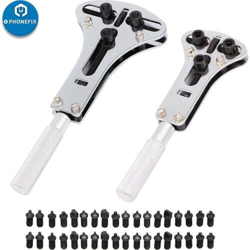 Wrist Watch Case Opener Adjustable Screw Back Remover Watch Case Opening Tool Watchmaker Base Screws Disassembly Repair Tool