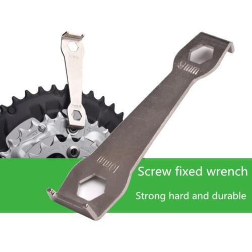 Mountain Bike Spanner Wrench Fixing Tool Dental Disk Spool Removal and Installation Flat-head screwdriver