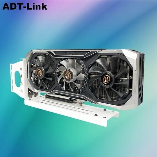 PCIE 3.0 16x Riser Cable Display Card Vertical Magnetic Suction Bracket Premium PCI Express 3.0 Port Graphics Card Extension