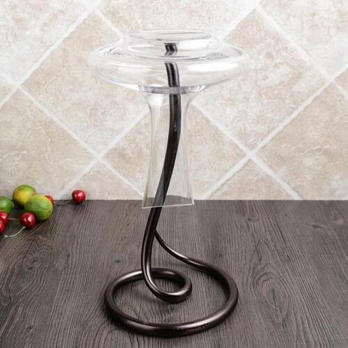 Creative decanter inverted rack serpentine decanter bracket fast decanter drying rack red wine bracket