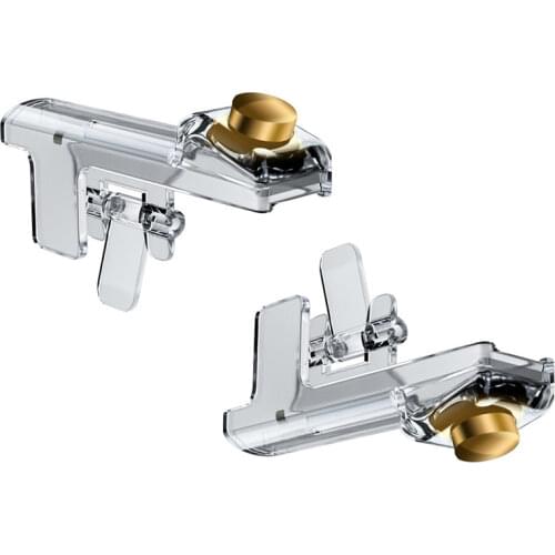 ABS Metal for PUBG Mobile Phone Game Controller Gamepad Joystick Trigger Aim Shooting L1 R1 Key Button for Iphone Xiaomi Android