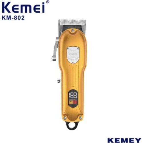 Kemel Hair Clipper Set Electric Hair Trimmer Cordless Shaver Trimmer Men Barber Hair Cutting Machine for Men Rechargeable KM-802