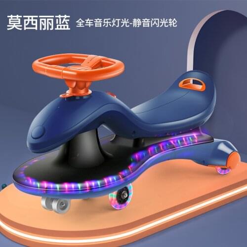 New Music Twister Silent Wheel Childrens Yo-yo with Light Music Baby Slide Swing Car Anti-roll