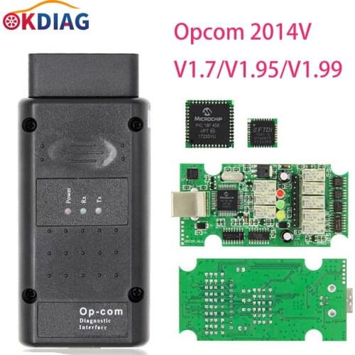 OPCOM V1.70 V1.95 V1.99 flash firmware update Car Diagnostic for Opel OP-COM 1.95 PIC18F458 CAN BUS OBD OBD2 Auto Tools