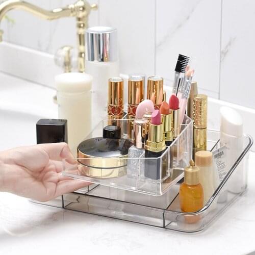 1Pcs Makeup Organizer Cotton Swab Cosmetic Storage Box with Cover Makeup Organizer Box Nail Polish Organizer Jewelry Organizer