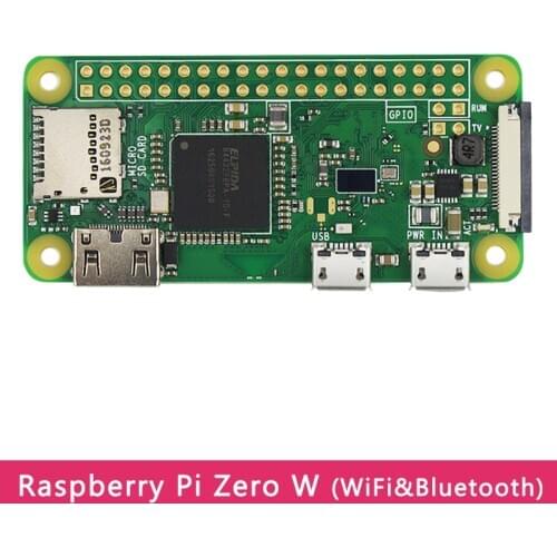 Original Raspberry Pi Zero W Board with WIFI & Bluetooth 1GHz CPU 512MB RAM Optional USB Add-on Board Acrylic Case for RPI Zero
