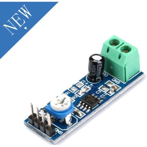 10 pcs LM386 Audio Power Amplifier Module 200 Times Gain Amplifier Board Mono Power Amplifier 5V-12V Input For Raspberry Pi