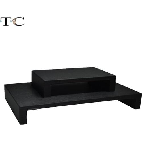 High Quality PU Leather Display Stand for Jewelry Bracelet Watch Stands Necklace Holder Tray Jewelry Showcases Organizer