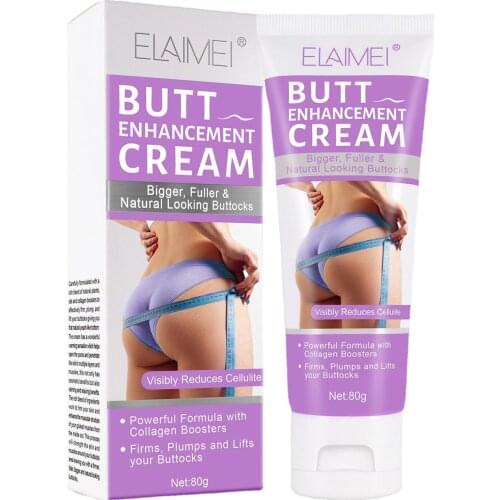 Hip Lift Up Butt Enhancement Cream Buttocks Enhances Firming Nourishing Moisturizing Hydrating Sexy Curve Shaping Massage 80g