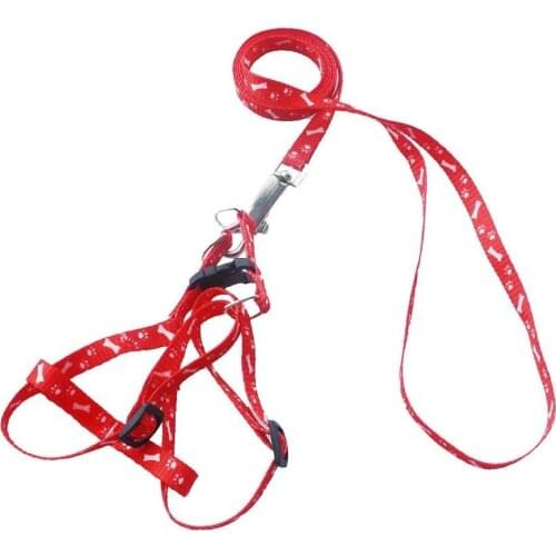 Pet Dog Harness Leash Adjustable Vest Collar For Puppy Outdoor Walking Leash Dog Chain Collars Safety Puppy Traction Rope