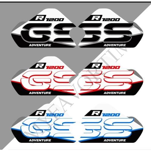 For BMW R 1200 GS R1200GS GSA Tank Pad Protector Trunk Luggage Aluminium Cases Fairing Fender Windshield Handguard Adventure