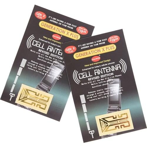 2*signal Enhancement Stickers Mobile Phone External Antenna Signal Amplifier