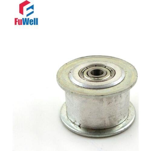 2pcs 3M 20T Timing Idler Pulley 11/16mm Belt Width Bearing Synchronous Gear Wheel No Teeth 3/4/5/6mm Inner Bore Idle Belt Pulley