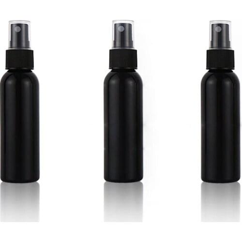 60ML 48PCS Black Plastic Portable Perfume Spray Bottle Empty Perfume Bottles Refillable Mist Pump Perfume Atomizer Travel
