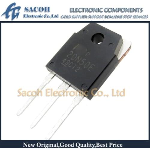 Free Shipping 10Pcs FMH20N50E 20N50E 20N50G or FMH21N50ES 21N50ES TO-3P 20A 500V Power MOSFET