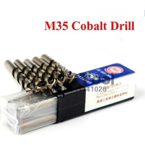 Free Shipping 5PCS 11.0mm~14.0mm M35 Twist Drill Hss-Co Stainless Steel Drilling High Quality Cobalt Drill Spiral Drill Bit