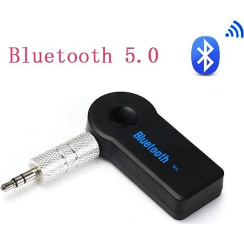 Bluetooth 5.0 Receiver 3.5mm AUX Audio Plug Wireless Transmitter Music Adapter For MP3 Car Speaker Headphone Hands Free Call