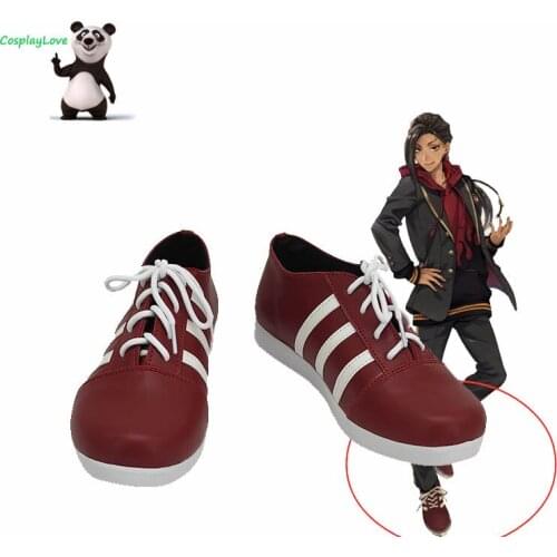 CosplayLove Twisted Wonderland Scarabia Jamil Viper Red Shoes Cosplay Long Boots Leather Custom Made