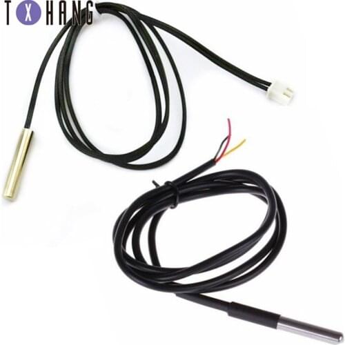 DS18b20 Stainless Steel Package Waterproof 1M/2M DS18b20 Temperature Probe Temperature Sensor 18b20 For Arduino Diy Kit