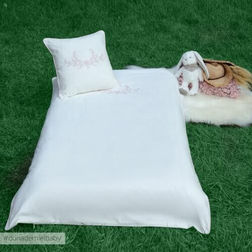 Hermoso Flor Embroidered Duvet Cover Set - Baby Duvet Cover - Child Duvet Cover