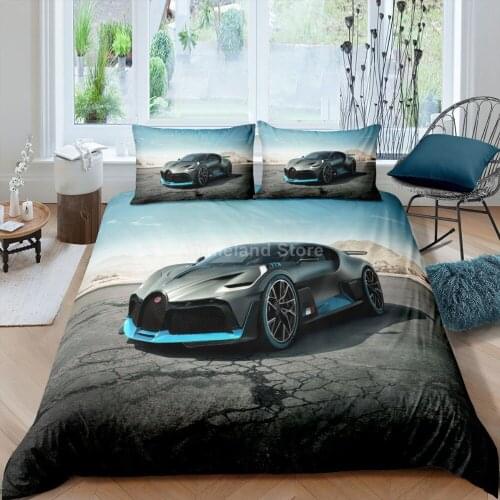 Cool Racing Cars Bedding Set Modern 3d Bed Linen Quilt Duvet Cover Sets Home Textile Decor Twin Single Queen King Size Fashion