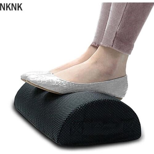 Comfort Foot Rest Pillow Cushion Memory Foam Under Office Desk Half Cylinder Home Foot Relax Pain Relief Relaxing Cushion Pad 40