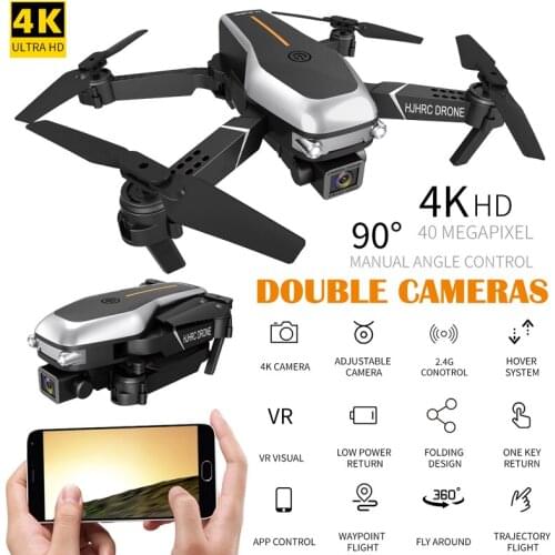 Quadcopter With Camera Dron Plane Real-time WiFi Transmission RC Toy For Children Wide Angle FPV Drone 4k Profesional