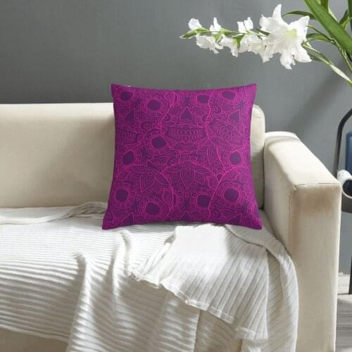 Mexican Skull pattern print Cushion Cover Decorative Pillowcase Chair Seat Square Car Pillow Cover Home Living Textile