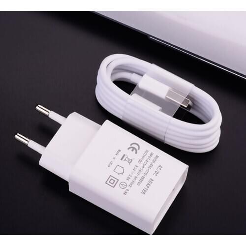 Honor 30i 9A 8A 7A USB Wall adapter Type C Micro Charge Cable For Huawei Y5 Y6 2018 Y7 Prime Y9 2019 P Smart 2021 Phone Charger