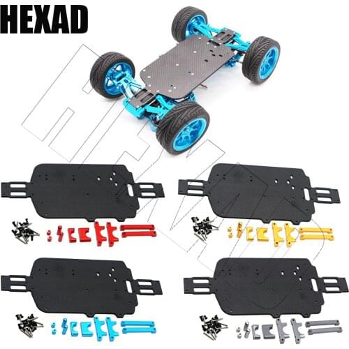 Upgrade Carbon Fiber Chassis Parts for Wltoys A959 A979 A959B A979B Parts 1/18 RC Car Replacement