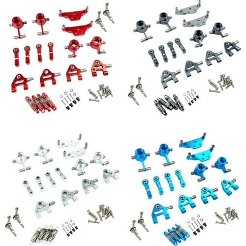 Metal Upgrade Shock Absorber + Arms + Shock Plate + CVD Shaft for WLtoys P939 K979 K989 K999 K969 RC Hobby Car 1/28 Model Cars