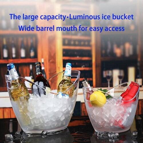 Ice Bore For Bar And Home Drinks Ice Iucket Beer Cooler Champagne Bucket Whisky Cooler Barware Ice Bottle Wine Refrigerator