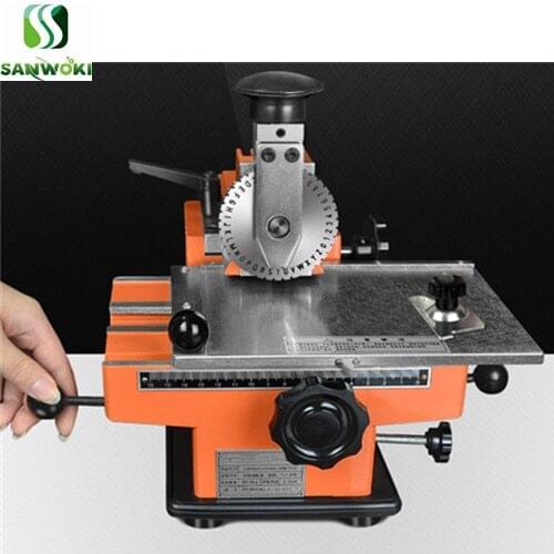 Manual aluminum nameplate Embossing Machine name plate signage licensing machine Metal Nameplates Dot Peen Marking machine