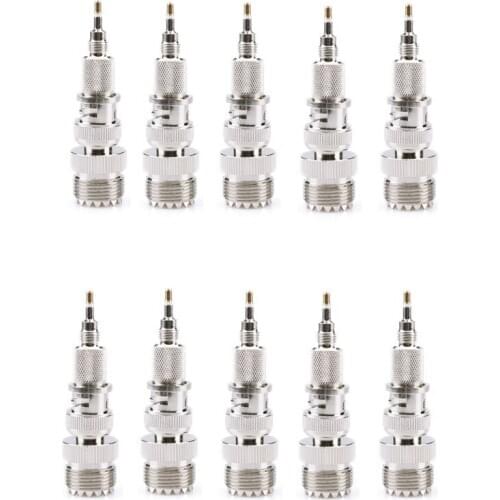 Lot 10pcs Car Auto Antenna Connector Test Adapter Connector for Motorola GP88s GP88 GP328 GP340 GP360 GP380 HT750 Walkie Talkie