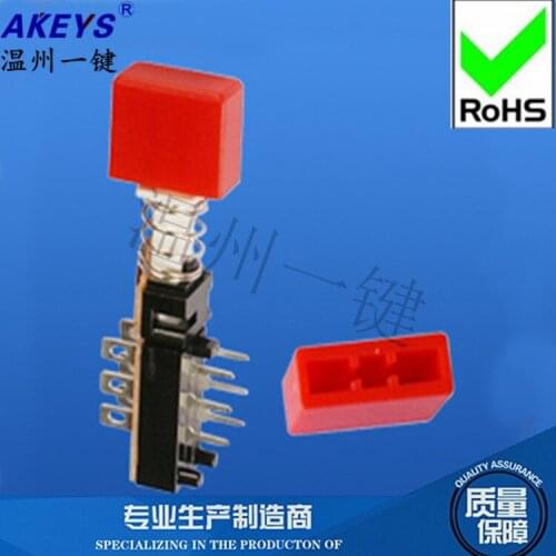 100pcs A33 switch cap With key switch Rectangular keys 6*17*12 power supply straight keycap