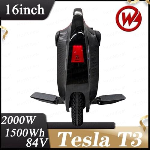 2020 Gotway Tesla V3 Begode T3 Latest New Update Anti Spin Bluetooth Speaker 1500Wh 2000W Unicycle One Wheel Electric Monowheel