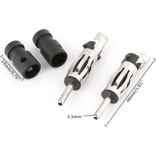5pcs Car Radio Male Aerial Antenna Plug Adapter Plastic Handle Connector Q9QD