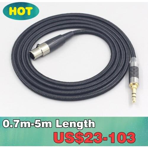 6.5mm XLR 4.4mm Super Soft Headphone Nylon OFC Cable For AKG Q701 K702 K271 K272 K240 K141 K712 K181 K267 K712 LN007536