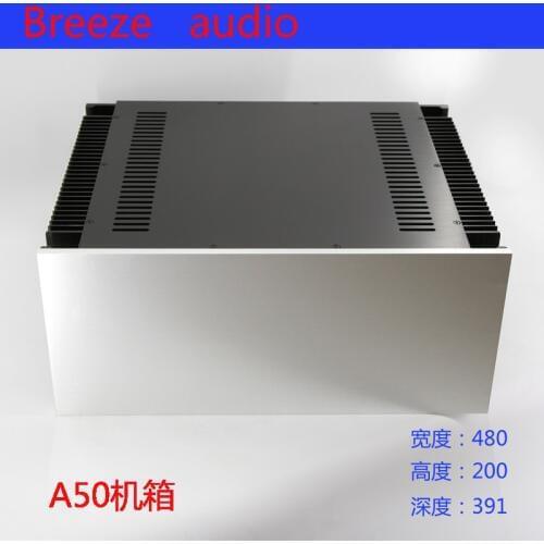 BRZHIFI A50 double radiator aluminum case for class A power amplifier