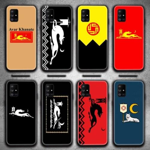 Avar khanate Flag Phone Case For Samsung Galaxy A52 A21S A02S A12 A31 A81 A10 A30 A40 A50 A70 A80 A71 A51 5G