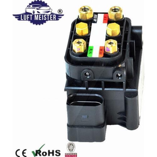 AW933B486AB Air Suspension Compressor Solenoid Valve Block for aguar XJ-Series X351 2009-2016