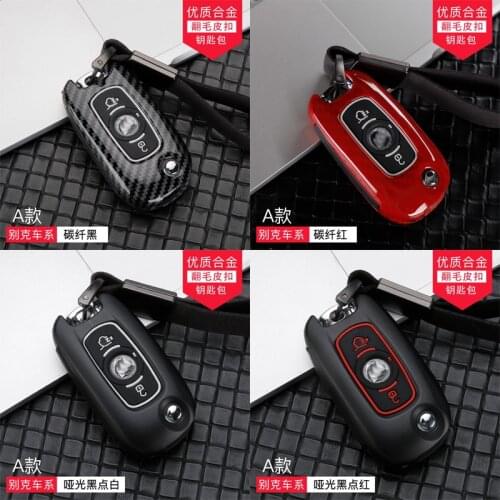 Zinc alloy+ silica gel Car Key Case Cover For Buick Verano 2019 Excelle gl6 Verano sedan OPEL Astra ENCORE ENVISION NEW LACROSSE