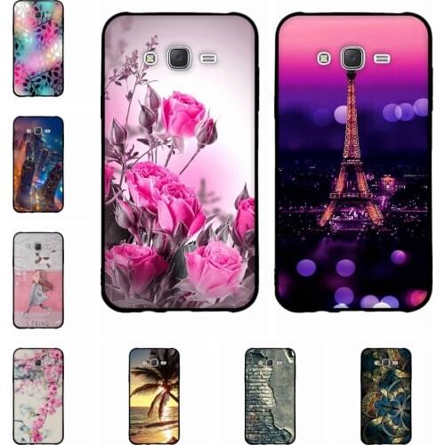 Back Phone Case For Samsung Galaxy J7 2015 Soft TPU Silicone Fashion Pattern Cover For Samsung J7 SM-J700F Funda Printing Capa