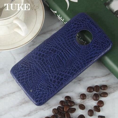 TUKE Crocodile Pattern Case for Motorola Moto X4 Hard PC Back Cover For Lenovo Moto X4 XT1900 Leather Celular Capa For X4 Moto
