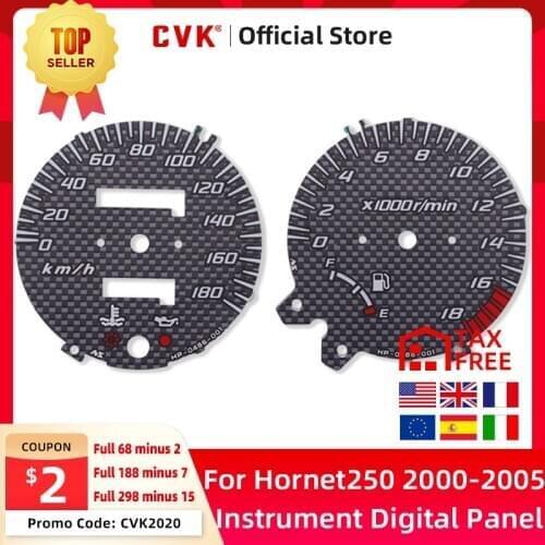 CVK Instrument Speedometer Face Plate Panel Digital Dial Dashboard For HONDA Hornet250 2000 2001 2002 2003 2004 2005 Hornet 250