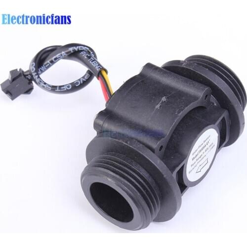 DN25 Water Level Liquid Flow Sensor Flow Sensor Water Controller DC 5-24V Pulse Hall Flowmeter for Flow Measurement Device