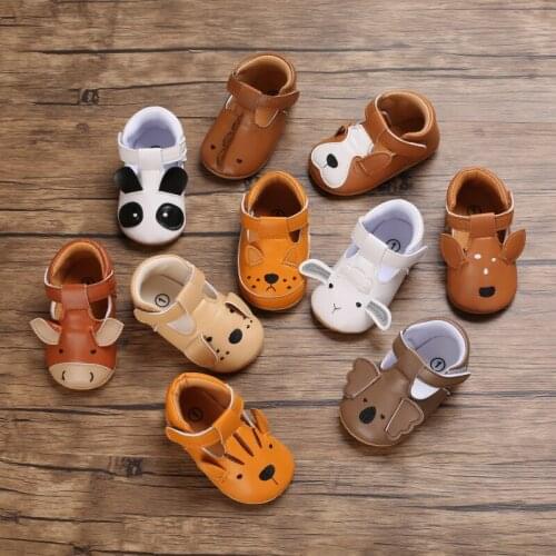 Baby Shoes Boy Girl Sneaker Cartoon Anti-Slip Rubber Sole Newborn Infant First Walkers Todd Velcroler Cute Non-Slip Shoes